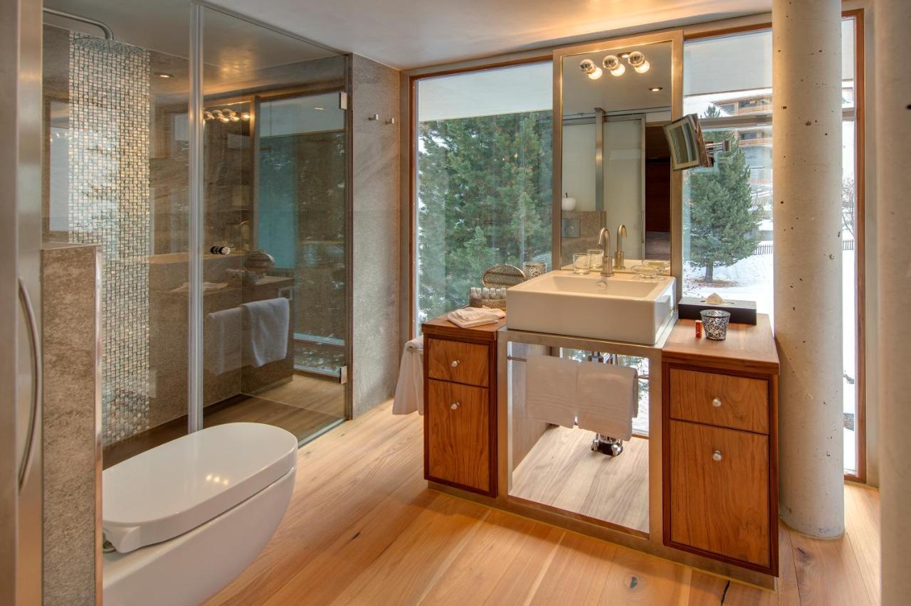 Backstage Hotel Chalet Rooms Zermatt Zimmer foto